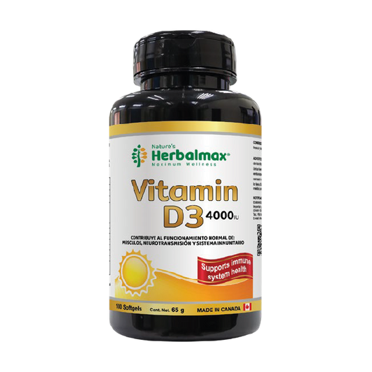 Vitamina D3 4000 IU X100 Softgels