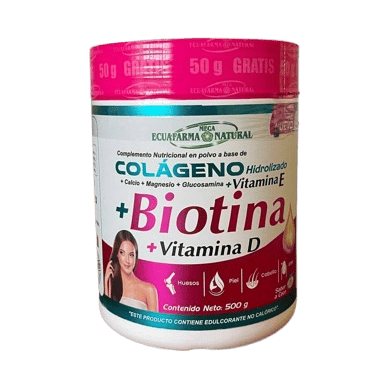 Biotina + Colágeno Hidrolizado Megaecuafarma Natural